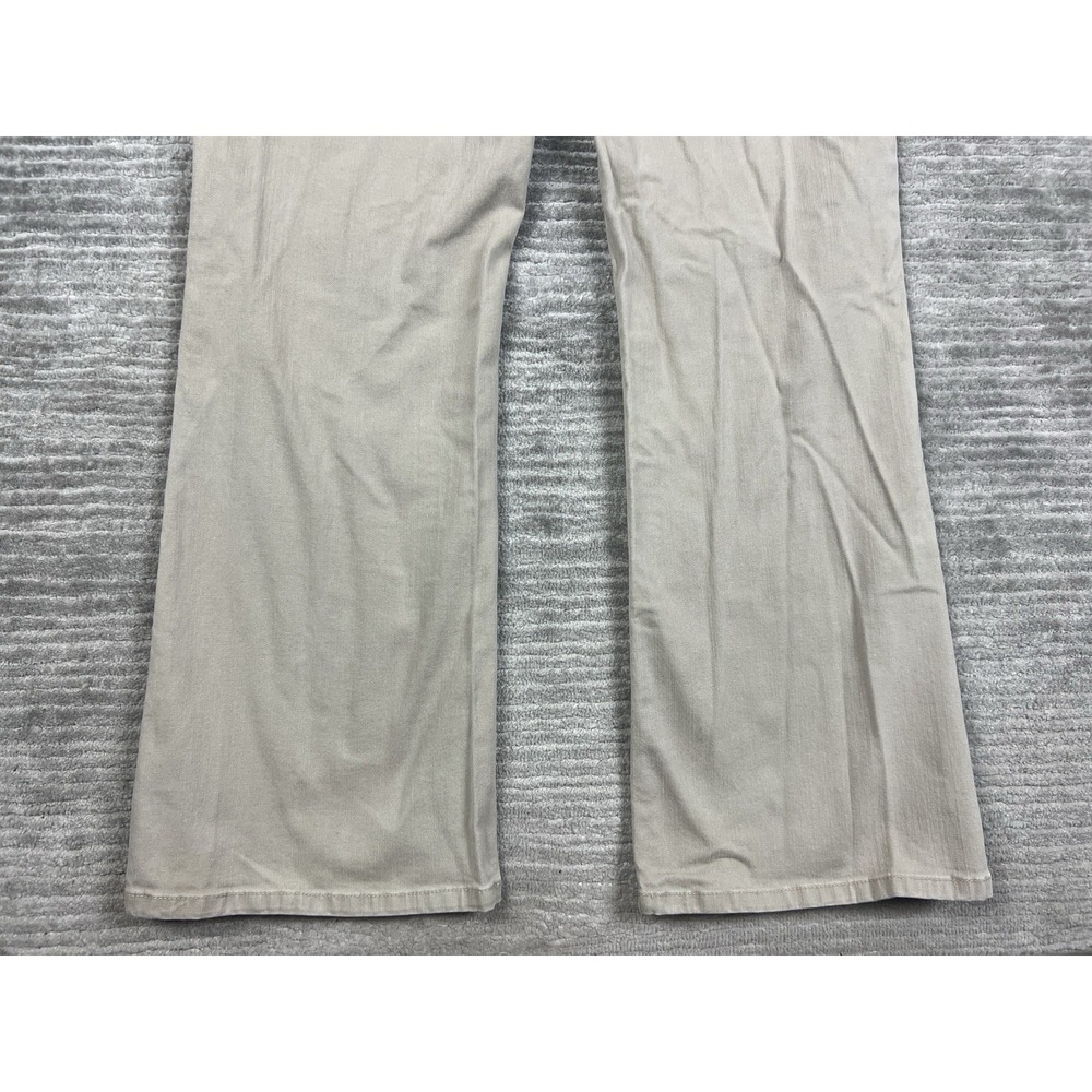 Gloria Vanderbilt Jeans Womens 16 Beige Straight Leg Denim Cotton Blend - Picture 11 of 15